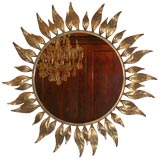 round sunburst mirror