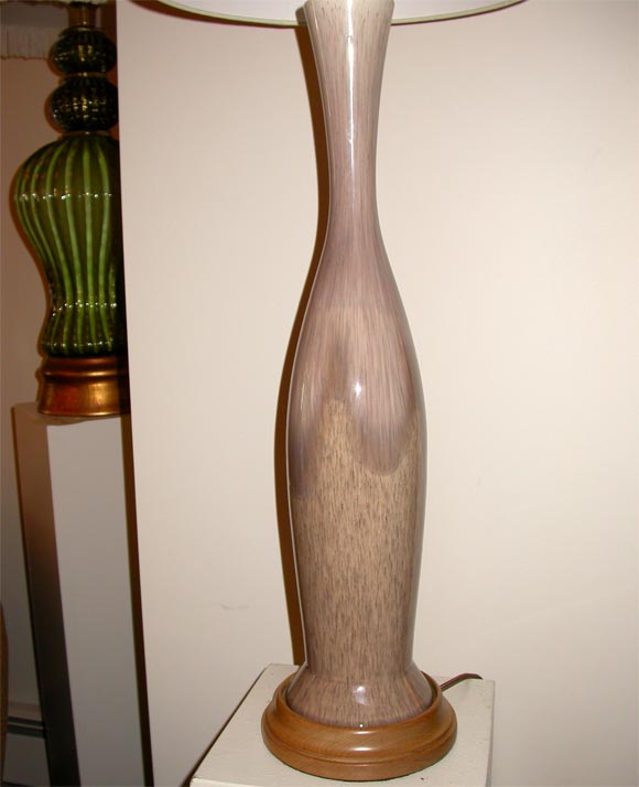 Pair of Ceramic Haeger pottery Lamps