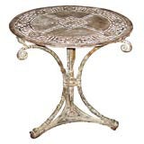 Cast Iron Table with Greek Motifs