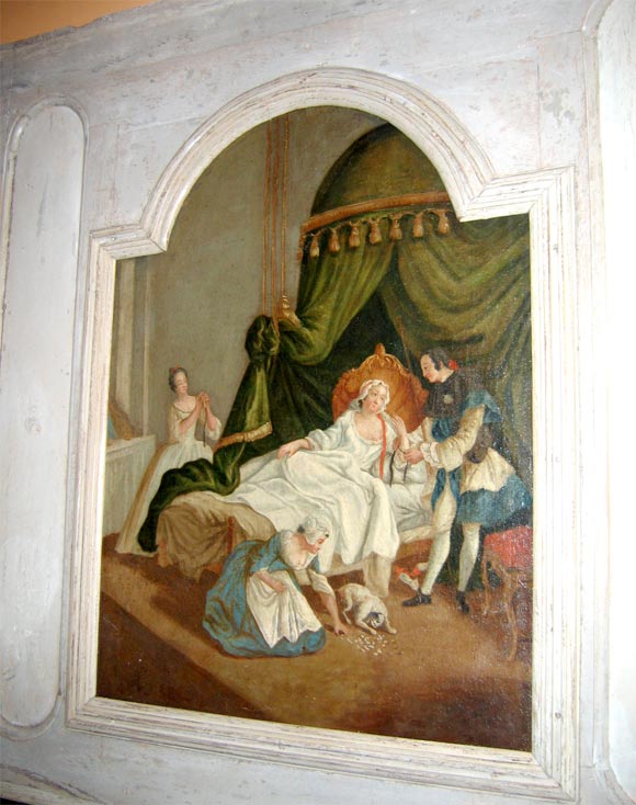 Early Eighteenth Century Trumeau with Painting