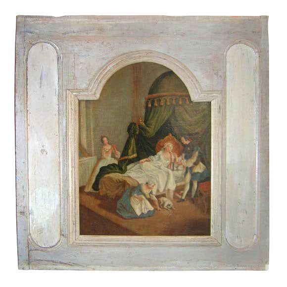 Early Eighteenth Century Trumeau with Painting