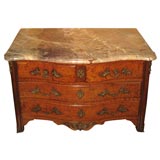 Régence Commode in Walnut with Original Bronzes