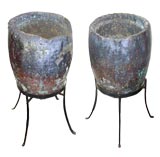 Graphite Iron Smelting Pots on Stands