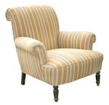 Columbia Turned Leg Club Chair