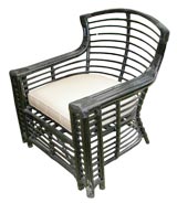 American Rattan Porch Chair