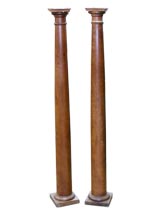 Pair of Wooden Columns