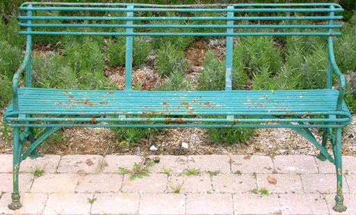 French 19th Century Garden Bench For Sale