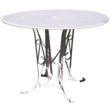 Art Nouveau Metal Cafe Table