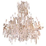 Antique Marie-Therese Crystal Chandelier