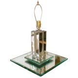 Pair of French Mirrored Lamps