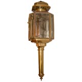 Antique Brass Carriage Lamp