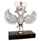 Leaded Glass Bird Sculpture