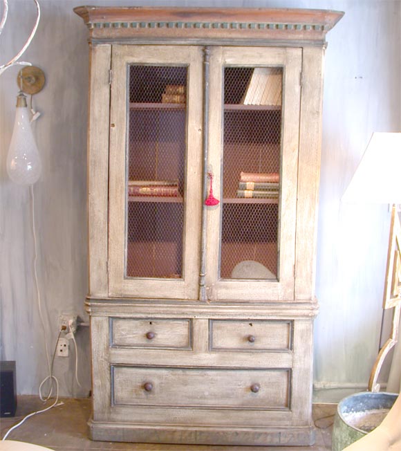 French Painted Armoire