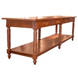 Antique Italian Large Tailor's Table
