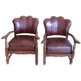 Pair of French Fish Arm Chairs
