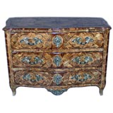 Antique French 18th century Period Louis XV marquetry Commode