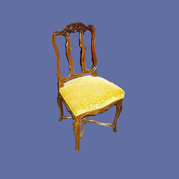 Set of six-French 19th century dining chairs
