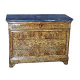 French 19th century Louis Phillipe four-drawer chest
