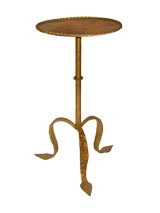 Gilt Iron End Table