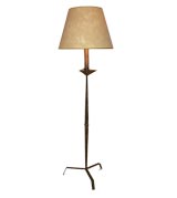 Gilt Iron Floor Lamp