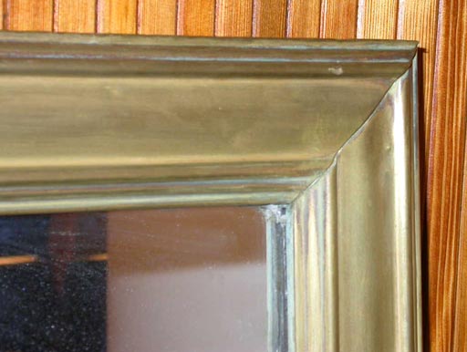 Large French bistro mirror In Good Condition In Buchanan, NY