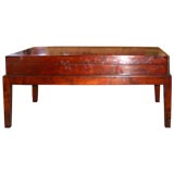 Mahogany Trunk on Stand