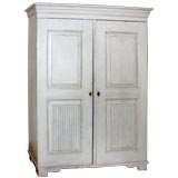 Painted Swedish Armoire