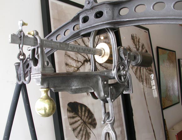 19th Century French Wine Scale