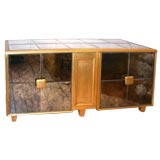 Vintage Smoked Mirror Cabinet