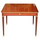 Antique Table/Desk in Mahogany  and Ebony Veneer