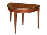 demilune card table or dining table