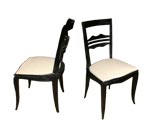 Set of 6 French 1940s dining chairs Set of 6 French 1940s dining chairs