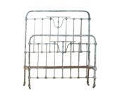 Antique Painted Iron Victorian Bed