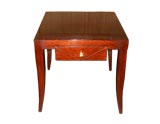 Pair of Mahogany Single Drawer Bedside Tables by Jansen