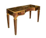 Marchand Gilded Wood, Bronze and Mirror Vanity