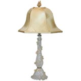 Vintage Pair of Venetian glass boudoir lamps