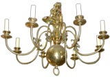 French Brass Chandelier