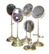 Antique Brass Shaving Mirrors