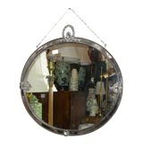 Oval  Nickel Plated Mirror
