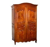 French Cherry Bar Armoire