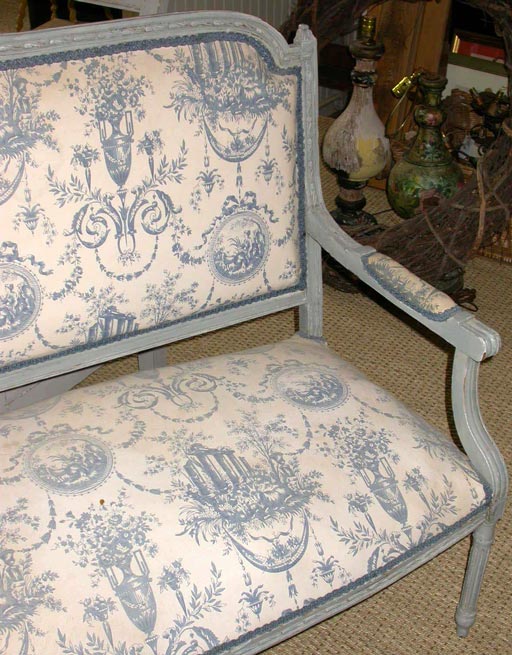 Louis IX  Style Settee
