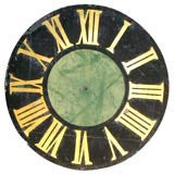 French clock face