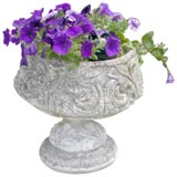 english stone cachepot urns