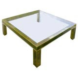 Brass Base Cocktail Table