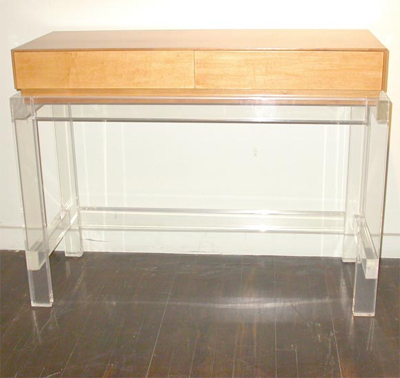Custom Designed Console Table by Paul Laszlo.