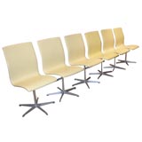 Set of Six Swivel Chairs by Arne Jacobsen