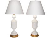 pr of table lamps