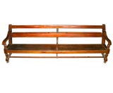 Oak Church Bench