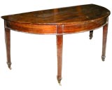 Georgian Mahogany Demi Lune Table