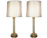 Vintage Pair of Lamps by Barovier